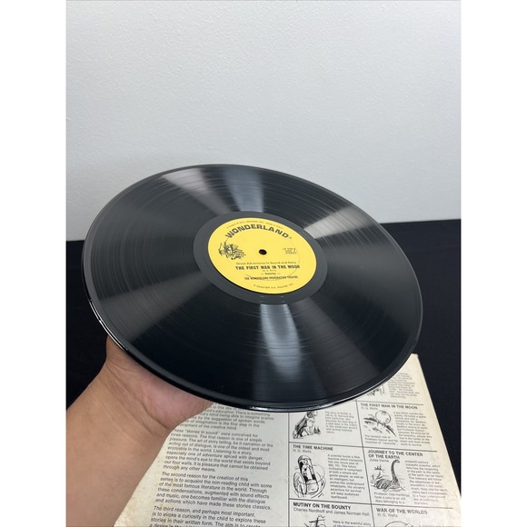 STUDIOTRACK LP SEALED THE FIRST MAN ON THE MOON 1974 WONDERLAND STORY & MUSIC - Picture 5 of 8